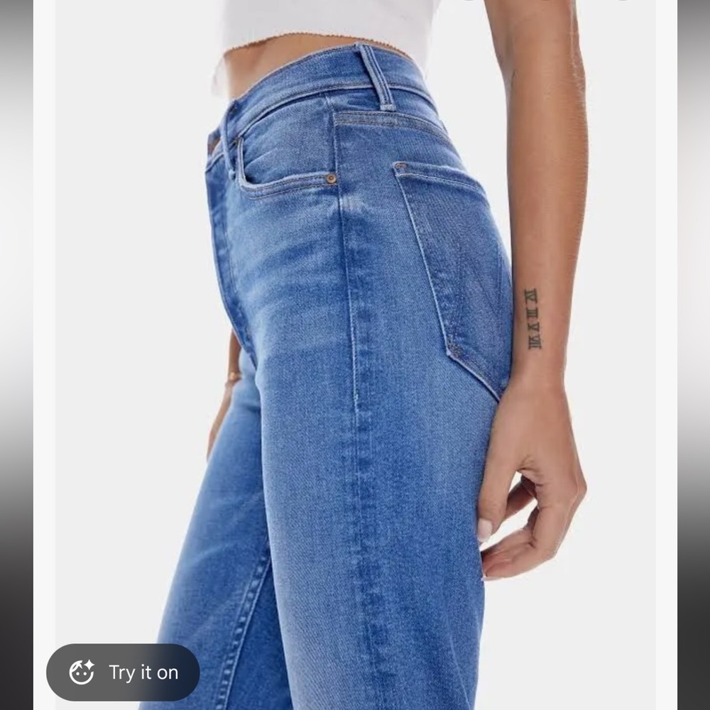 MOTHER THE TOMCAT HIGH-RISE STRAIGHT-LEG JEANS in Layover - Picture 3 of 11